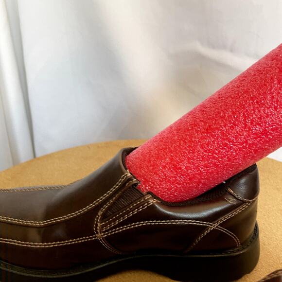 TKS size 3 Child Slip-on Shoe uni-sex or boy Brown - Picture 3 of 10